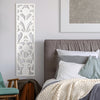 Hand-Carved Decorative Wood Wall Panel (48" x 12")